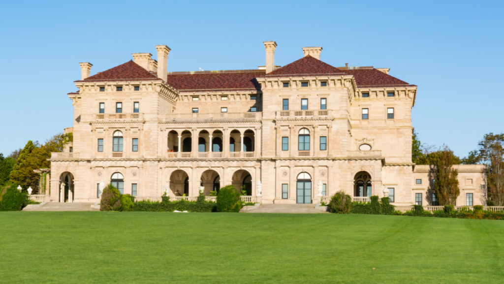 The Breakers, located in Newport, Rhode Island, one of the Vanderbilt Mansions. 